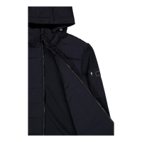 B.intl Stanley Hooded Quilted  Black