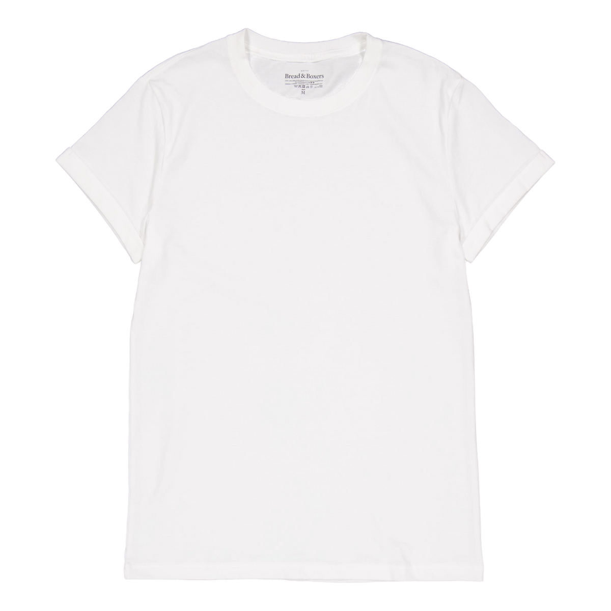 Roll-up Tee White