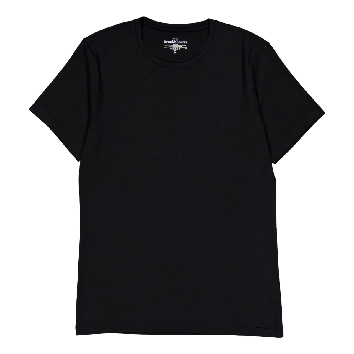 Crew-neck Tencel Black