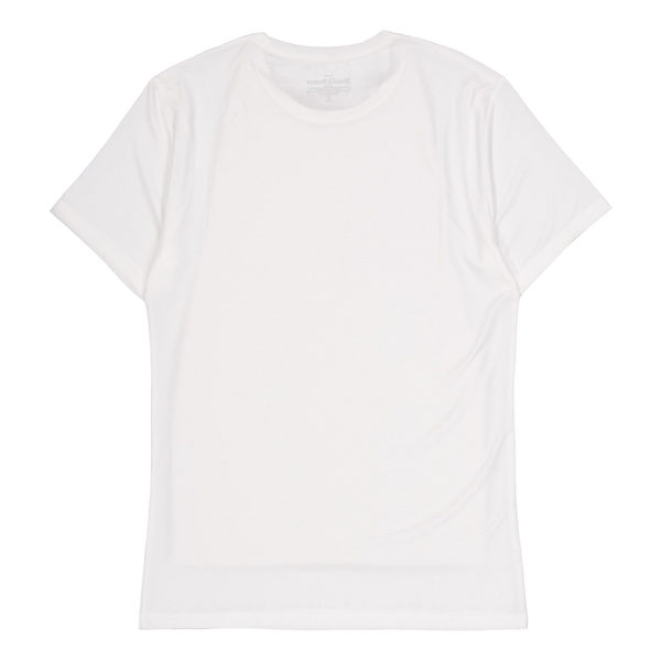 Crew-neck Tencel White