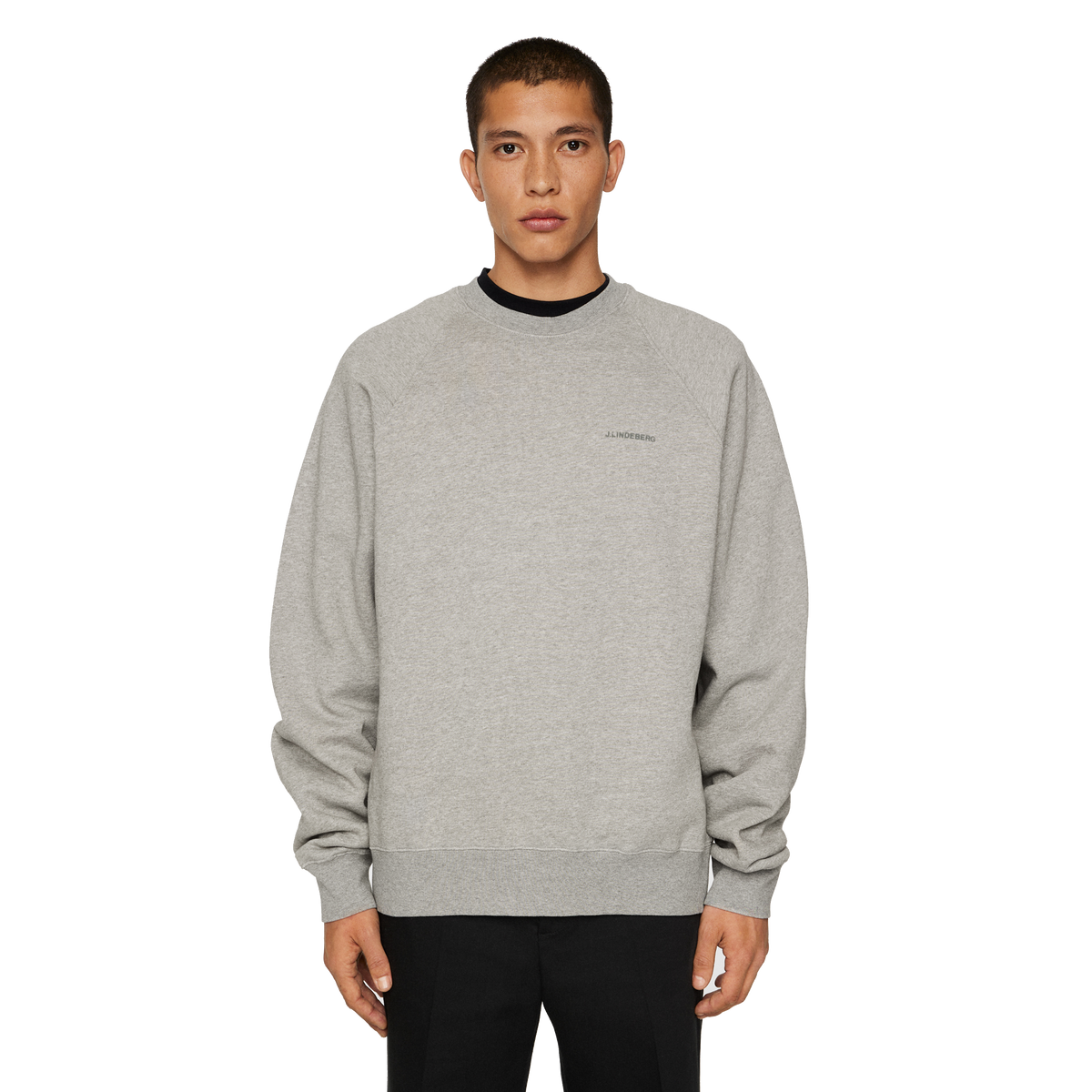 Callan Crew Neck Light Grey Melange