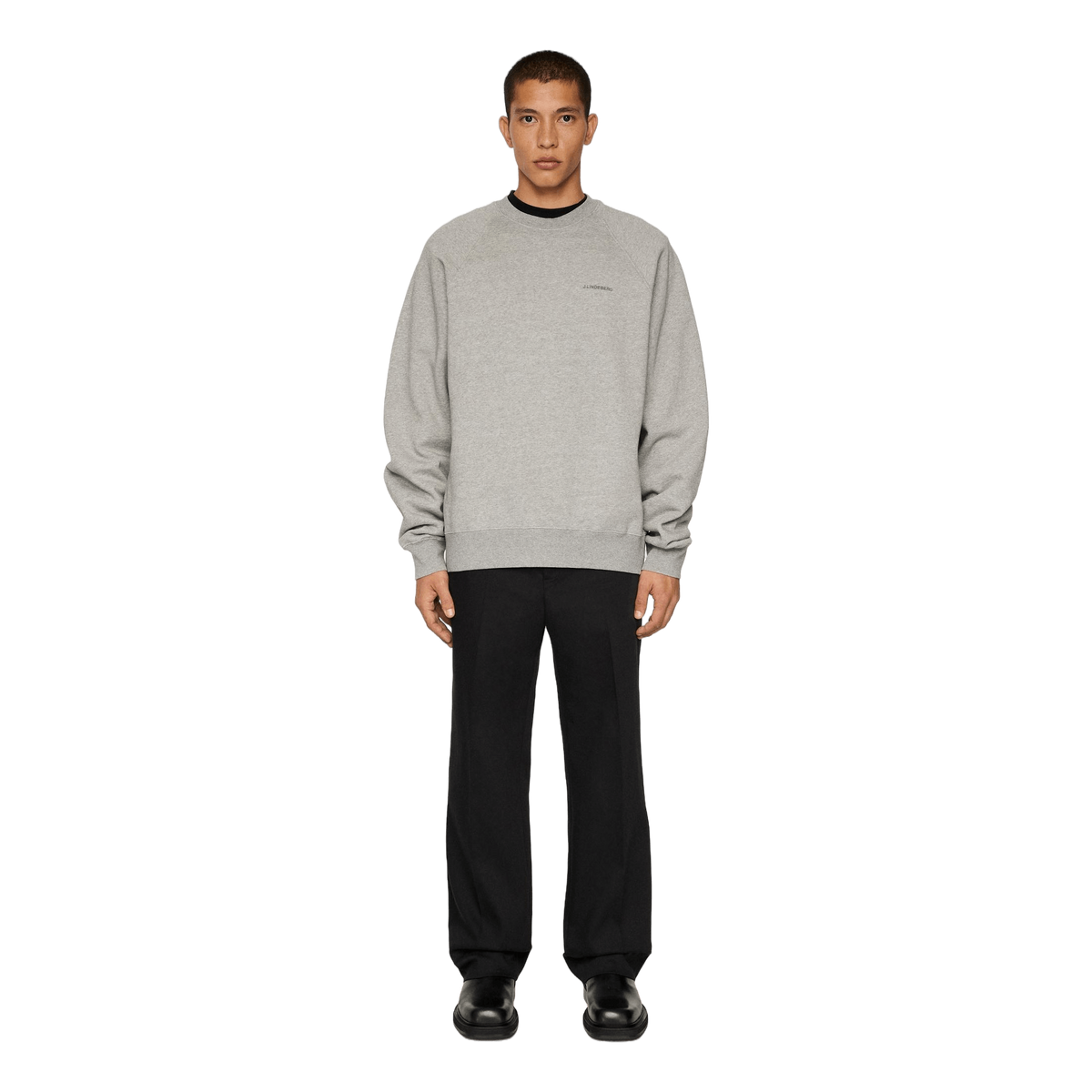 Callan Crew Neck Light Grey Melange