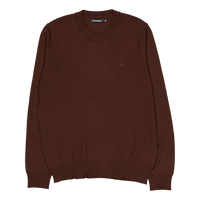 Keane Merino Crew Neck Sweater Bitter Chocolate