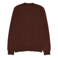 Keane Merino Crew Neck Sweater Bitter Chocolate