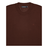 Keane Merino Crew Neck Sweater Bitter Chocolate