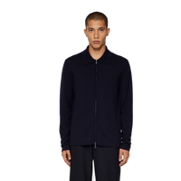 Kaleb Merino Zip Cardigan Jl Navy