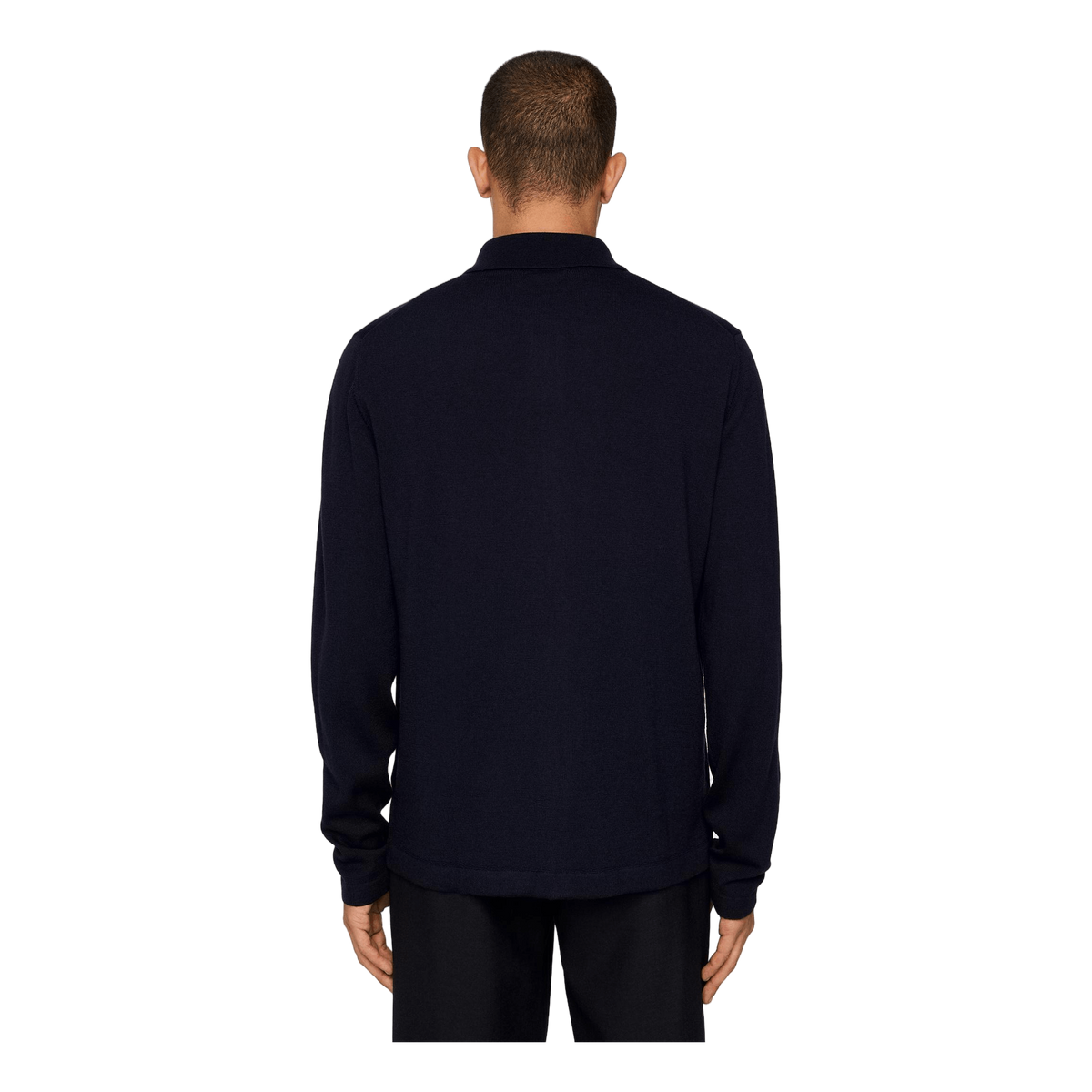 Kaleb Merino Zip Cardigan Jl Navy