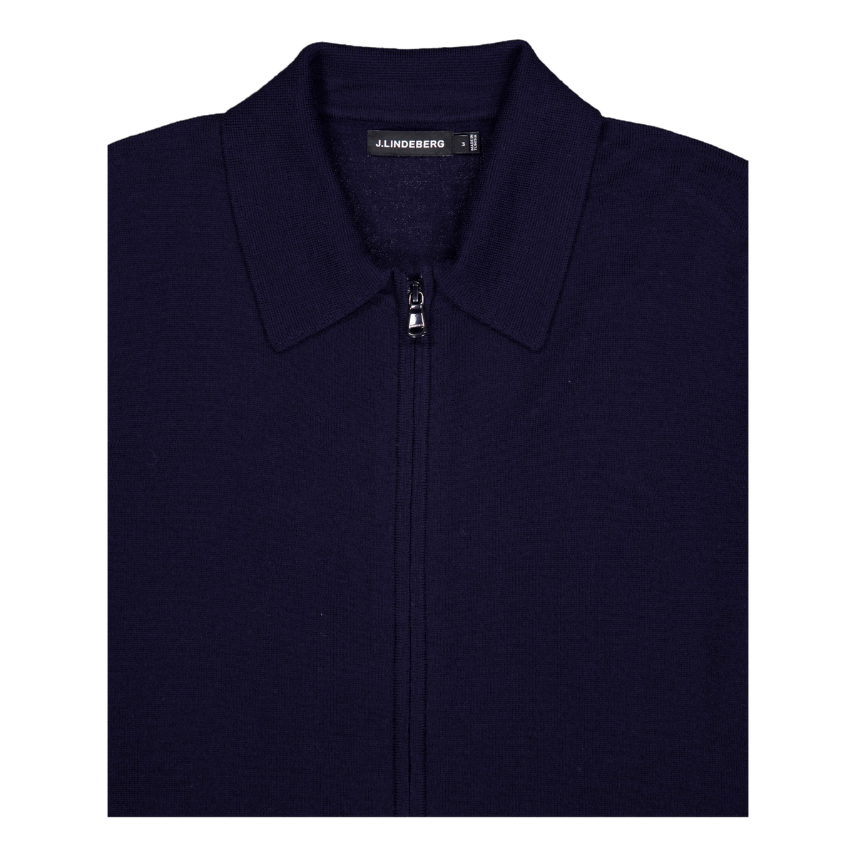 Kaleb Merino Zip Cardigan Jl Navy