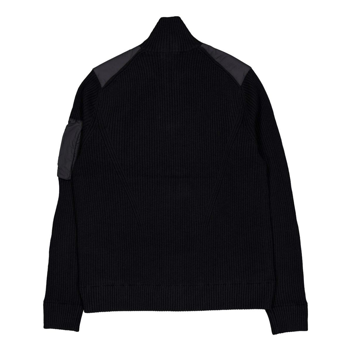 Beck Knitted Hybrid Jacket Black