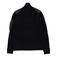 Beck Knitted Hybrid Jacket Black