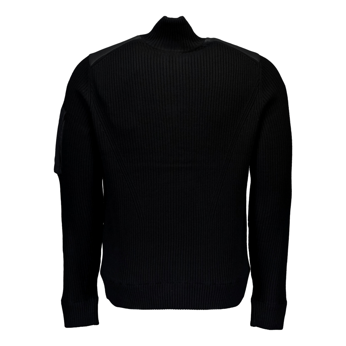 Beck Knitted Hybrid Jacket Black