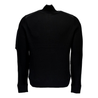 Beck Knitted Hybrid Jacket Black