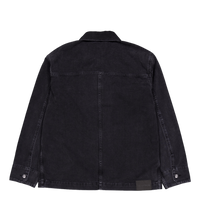 Hunt Washed Denim Overshirt Black