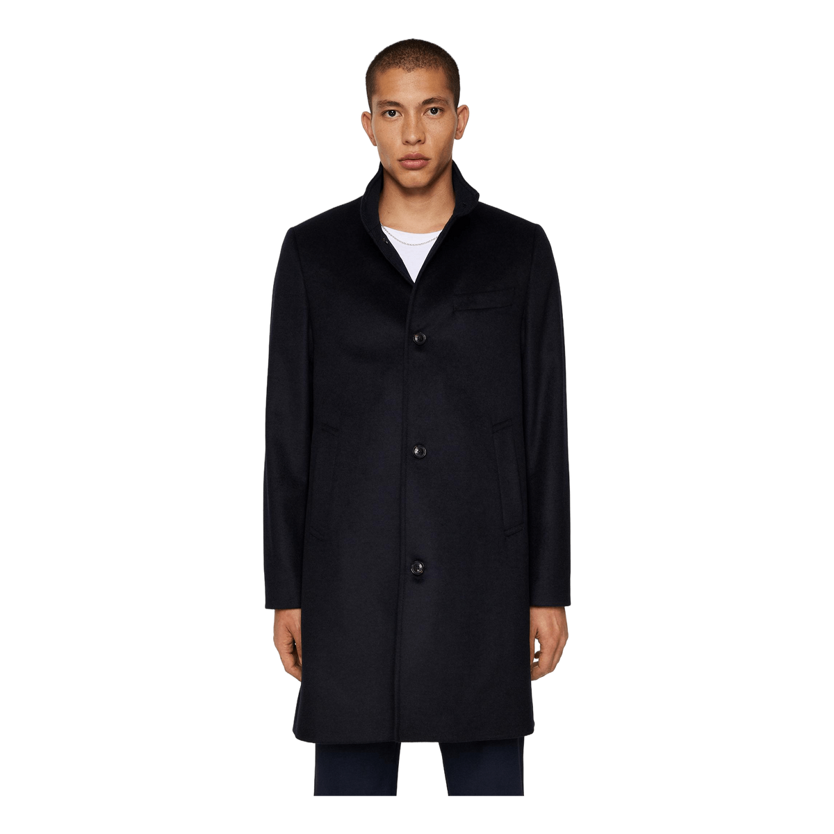 Jesse Melton Cashmere Coat Jl Navy