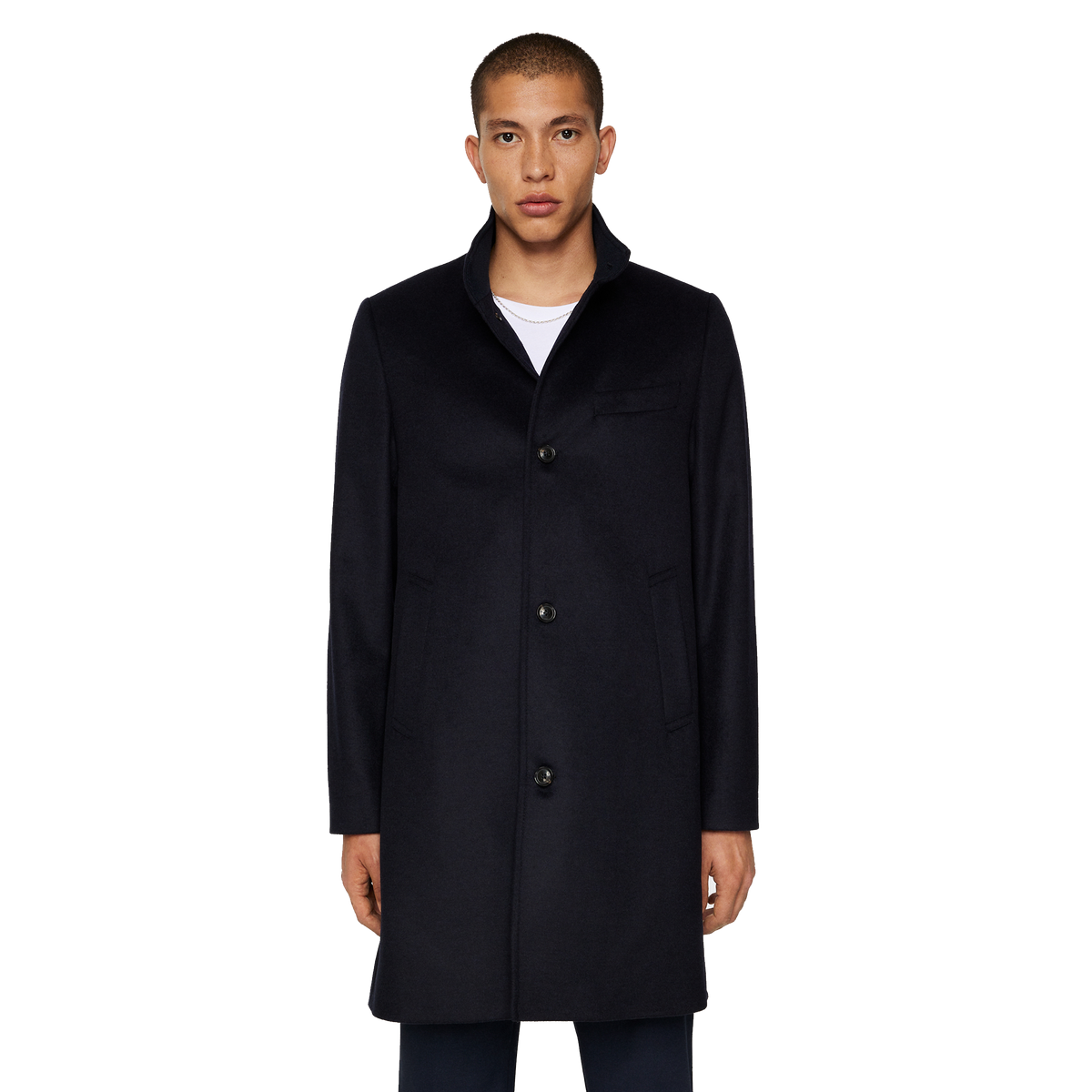 Jesse Melton Cashmere Coat Jl Navy