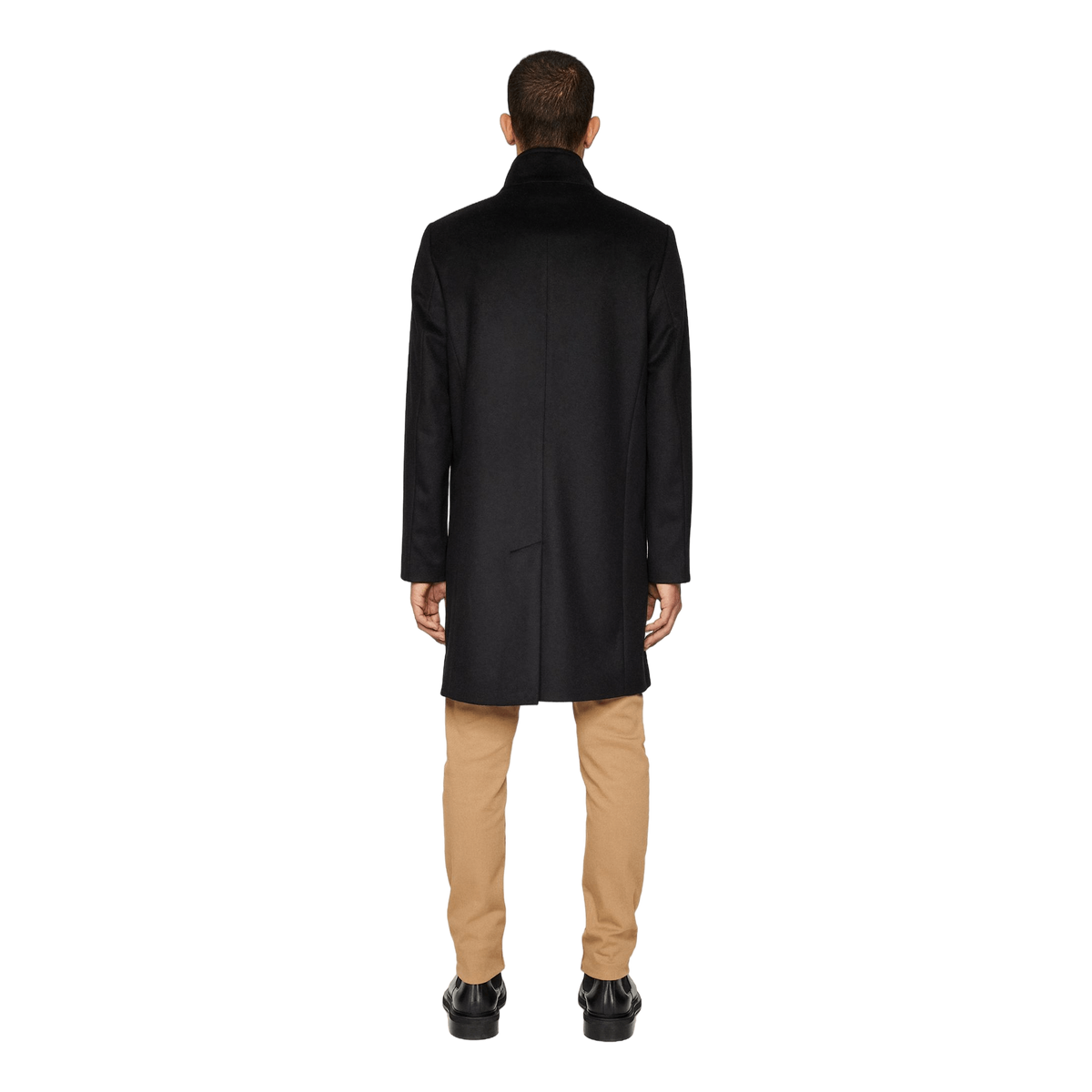 Jesse Melton Cashmere Coat Black