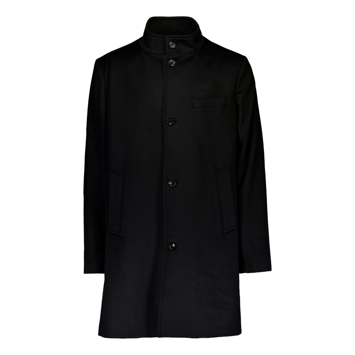 Jesse Melton Cashmere Coat Black