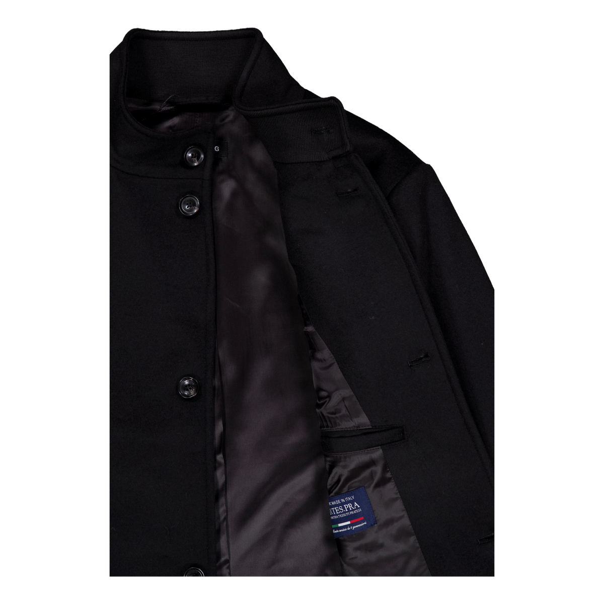 Jesse Melton Cashmere Coat Black