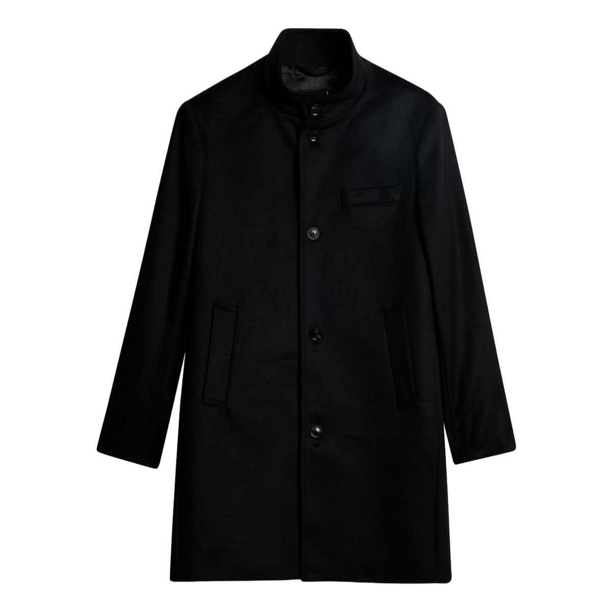 Jesse Melton Cashmere Coat Black