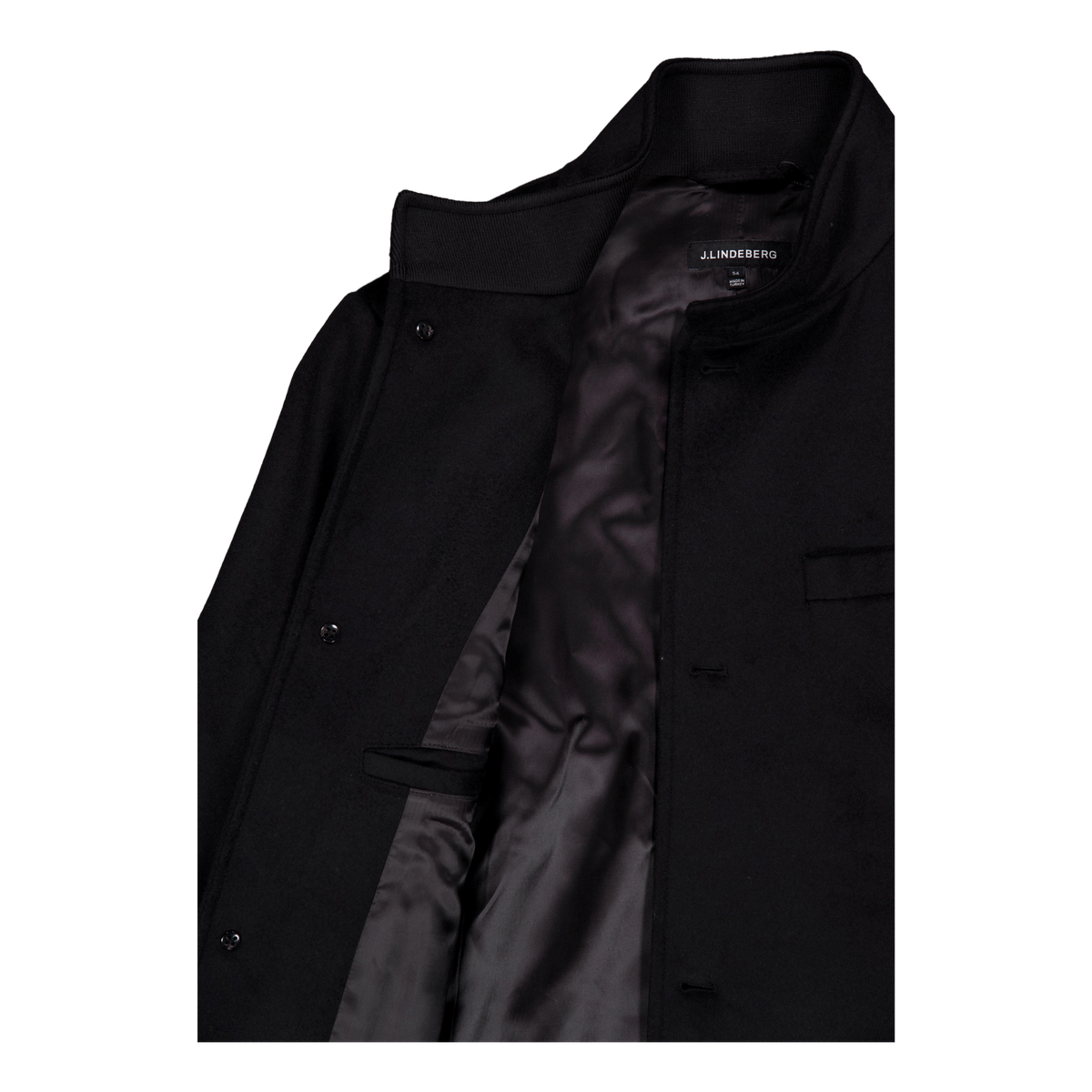 Jesse Melton Cashmere Coat Black