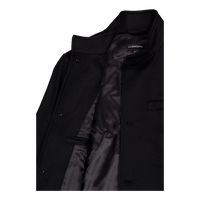 Jesse Melton Cashmere Coat Black