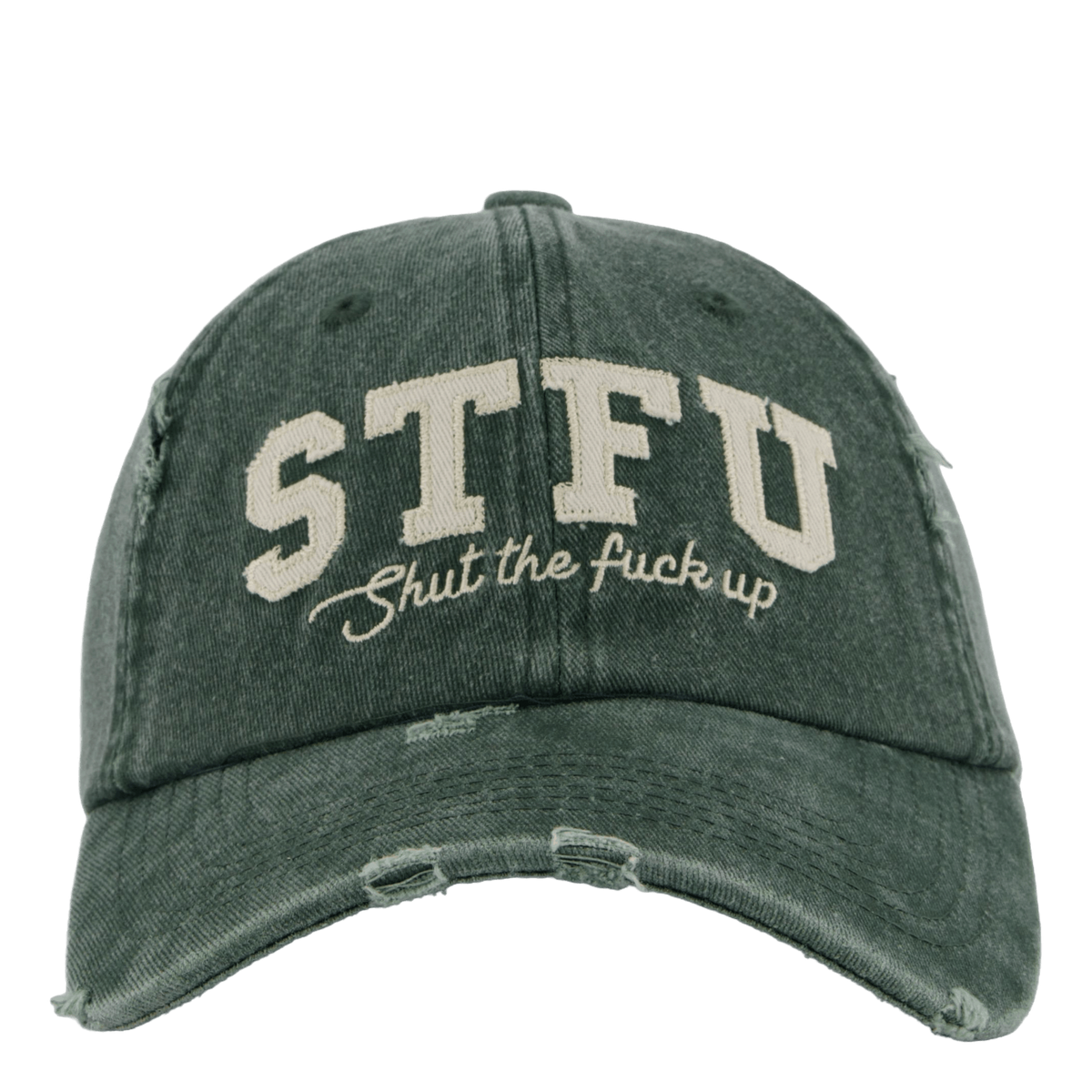 Stfu Vintage Dad Cap Washed Green