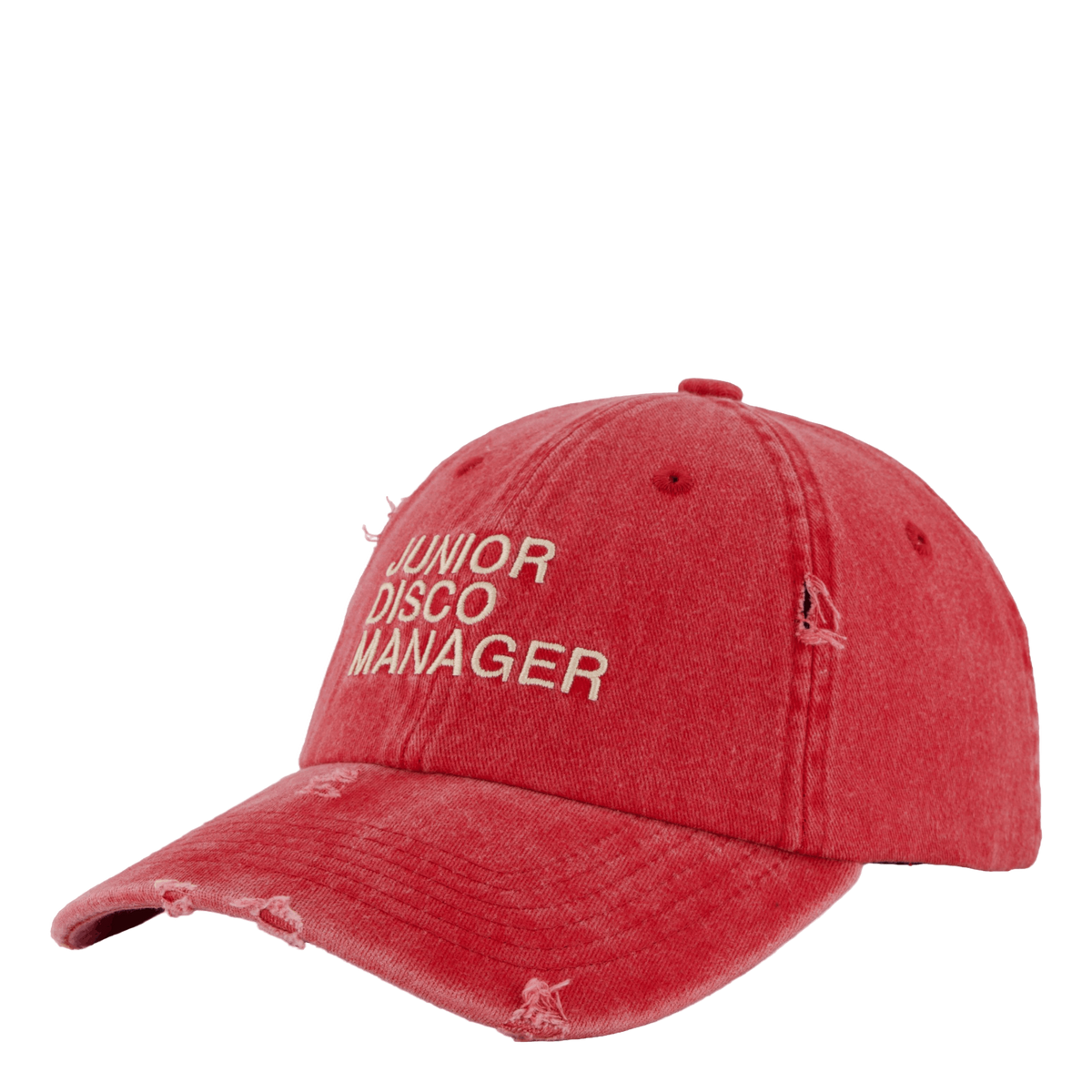 Disco Manager Vintage Dad Cap Washed Red