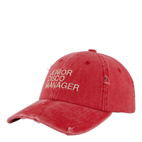 Disco Manager Vintage Dad Cap Washed Red