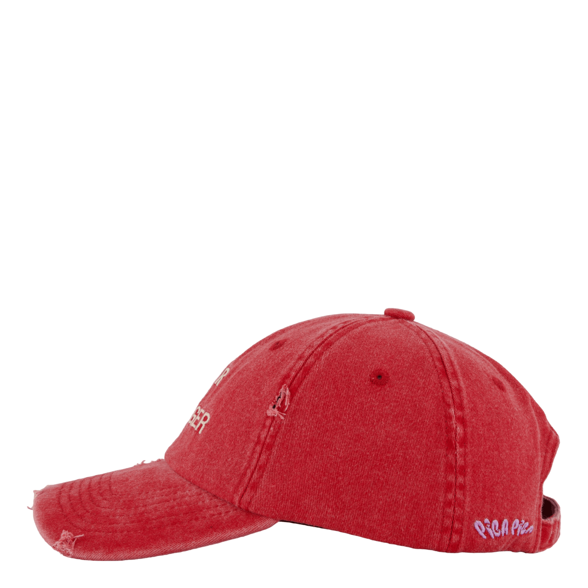 Disco Manager Vintage Dad Cap Washed Red