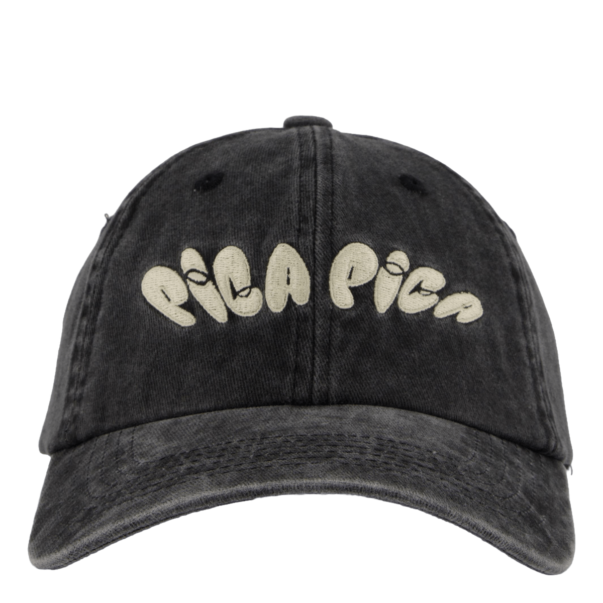 Pica Pica No 1 Dad Cap Washed Black