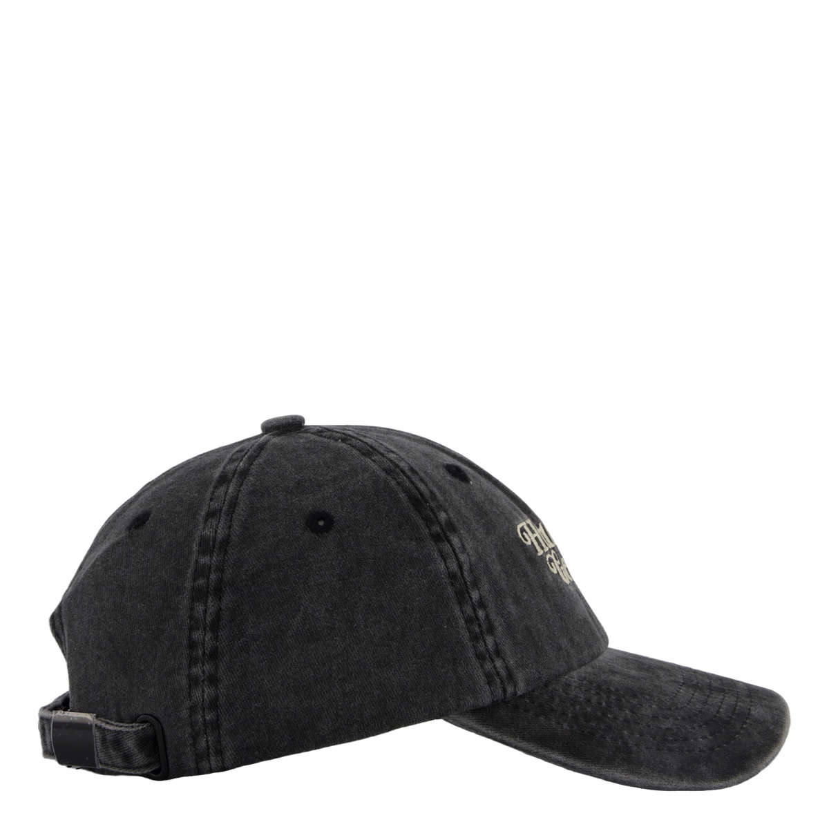 Humble Genius Dad Cap Washed Black