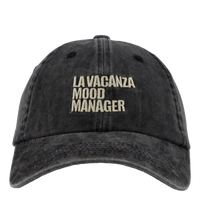 Mood Manager Dad Cap Washed Black