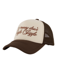 Jiggle Jiggle Trucker Cap Cappuccino Brown