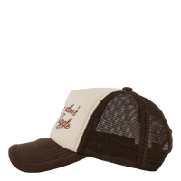 Jiggle Jiggle Trucker Cap Cappuccino Brown