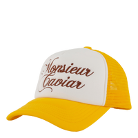 Monsieur Caviar Trucker Cap Yellow