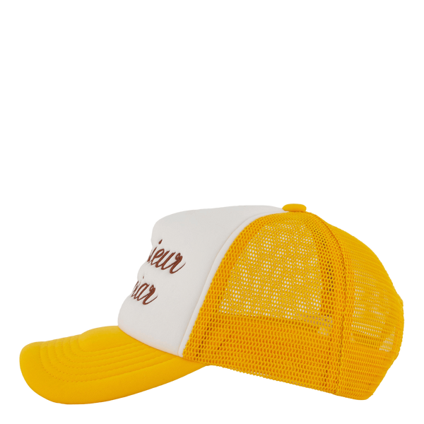 Monsieur Caviar Trucker Cap Yellow