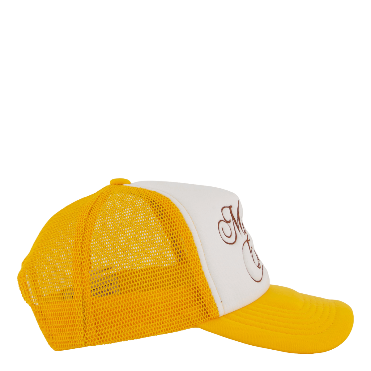 Monsieur Caviar Trucker Cap Yellow