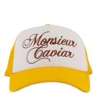 Monsieur Caviar Trucker Cap Yellow