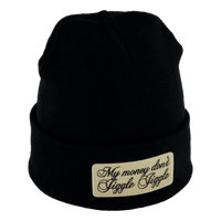 Jiggle Jiggle Beanie Black