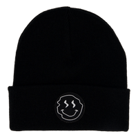 Smiley Beanie Black