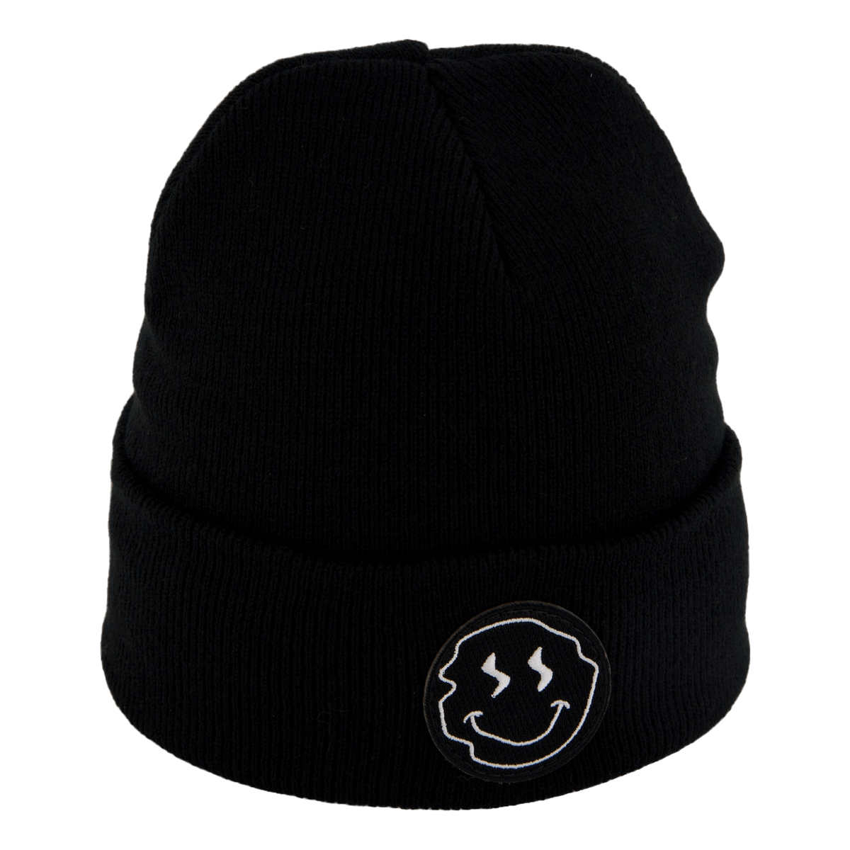 Smiley Beanie Black