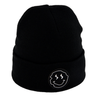 Smiley Beanie Black