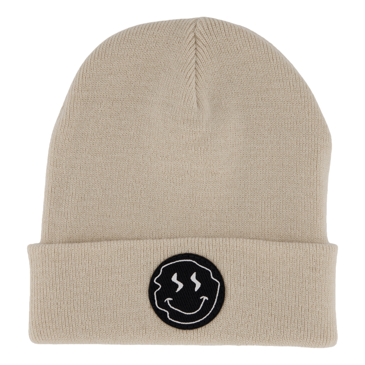 Smiley Beanie Almond