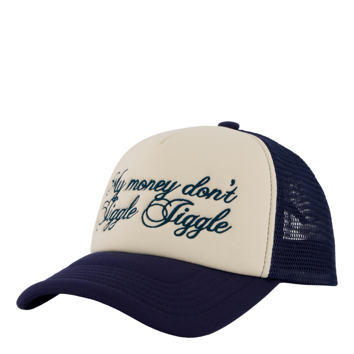 Jiggle Jiggle Trucker Cap Navy