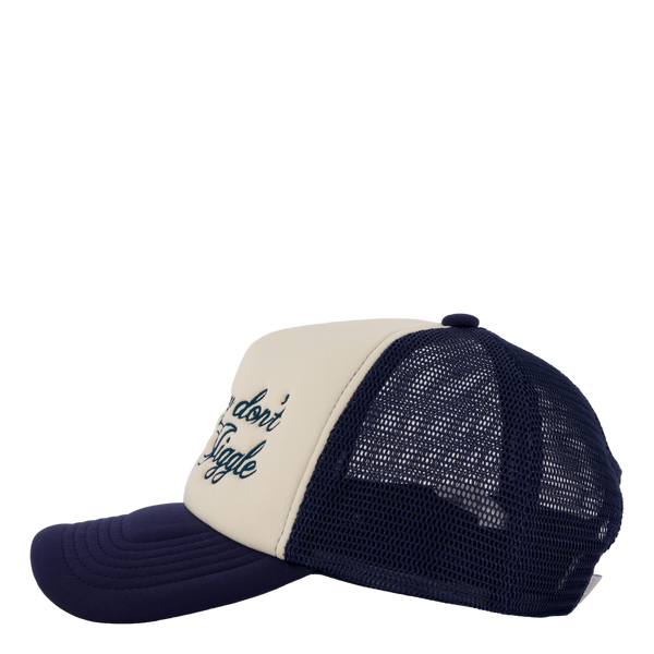 Jiggle Jiggle Trucker Cap Navy