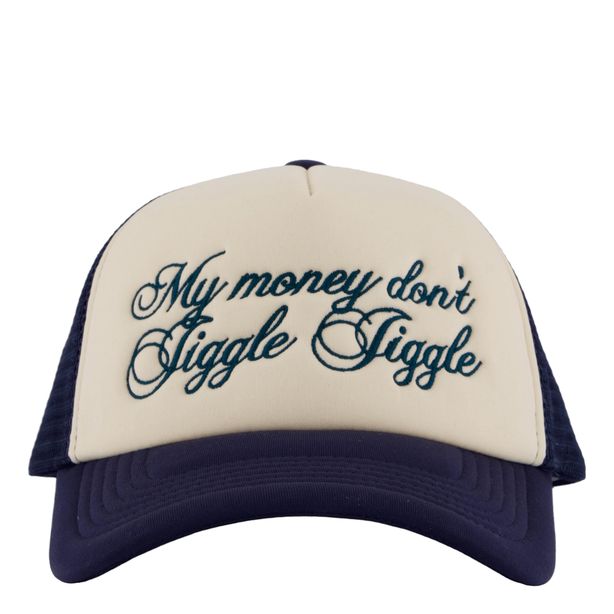 Jiggle Jiggle Trucker Cap Navy