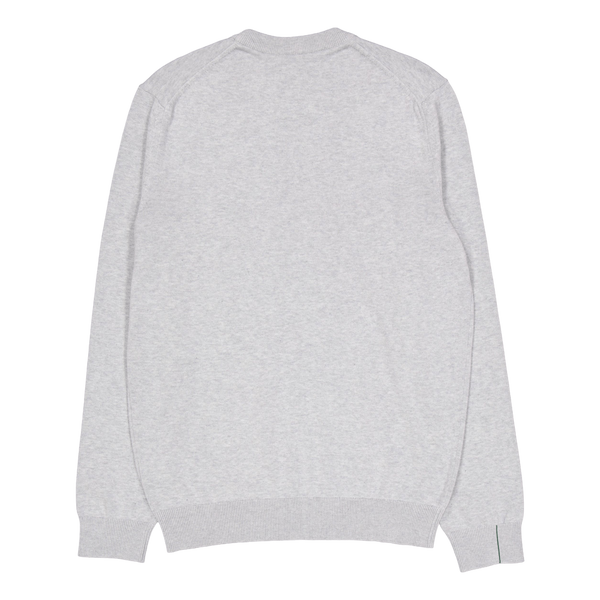 Monochrome Cotton Crew Neck Sw Cca Silver Chine