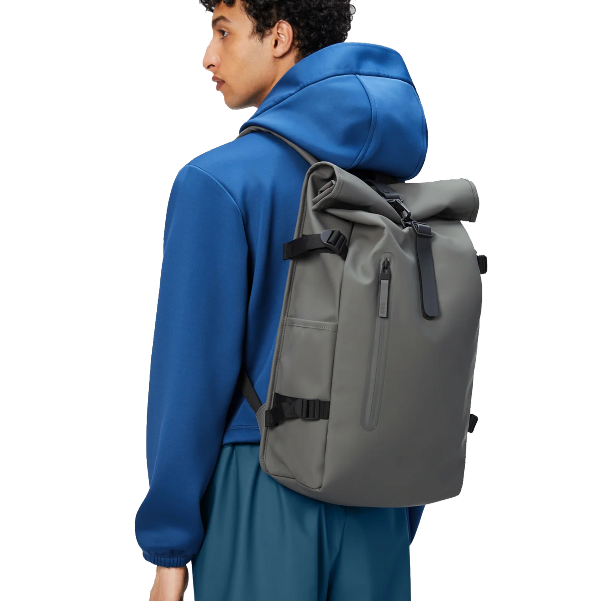 Rolltop Rucksack Large W3 13 Grey