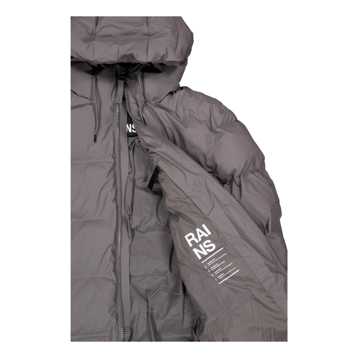 Alta Longer Puffer Jacket W3t4 13 Grey