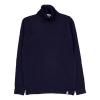 Polo Neck Jumper Navy